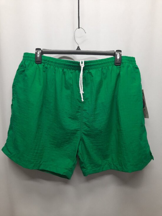 Ocean East Other - Vintage Ocean East Swim Trunks Men 2XL 44 46 Green Crinkle Nylon Mesh Liner NWT